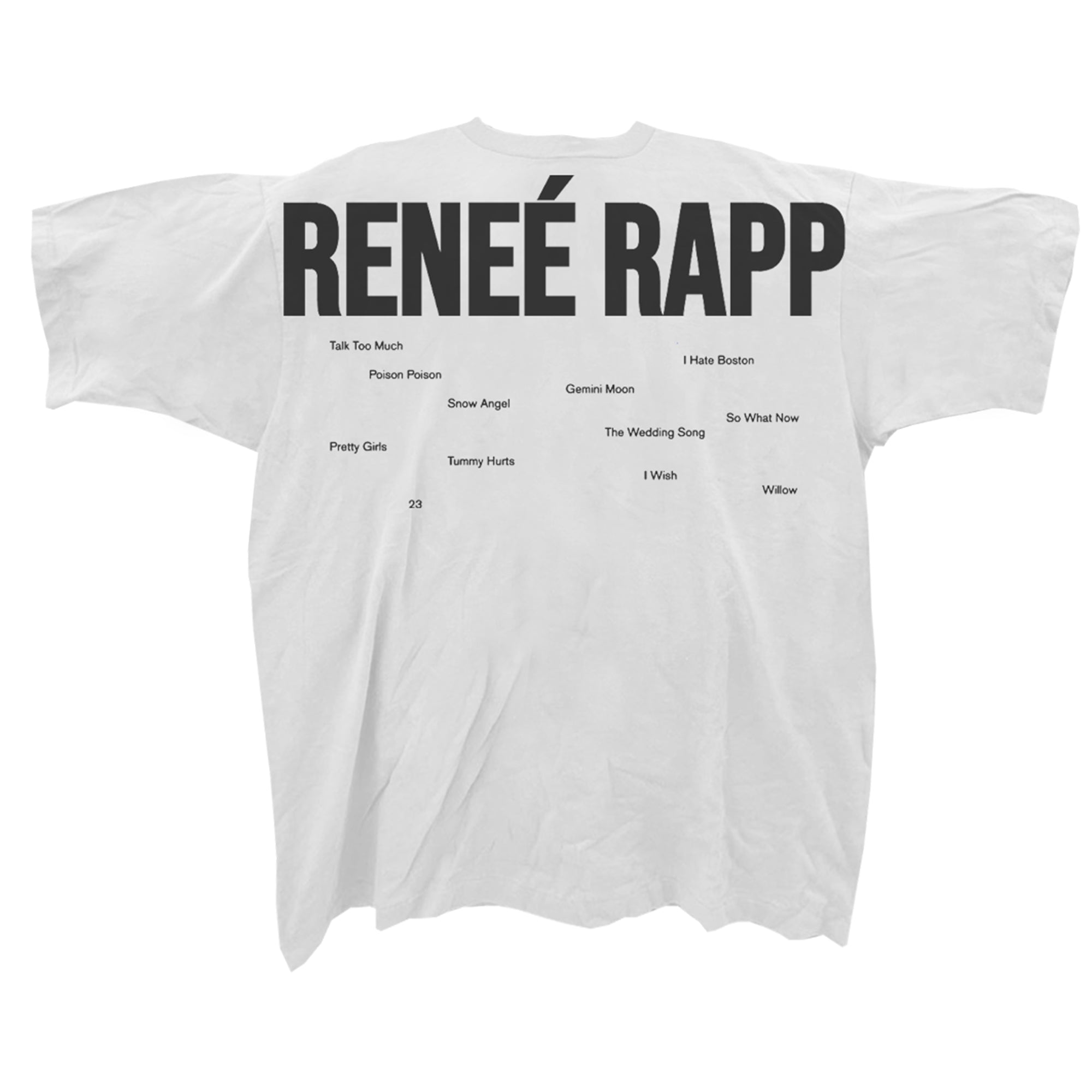 Reneé Rapp - Snow Angel Tracklist Tee